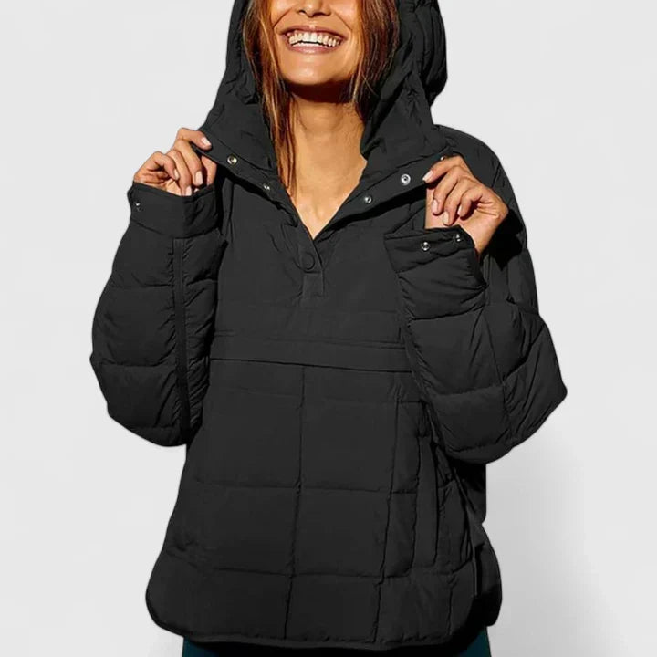 Ryleyann Hooded Elegant Coat - Refined and Warm