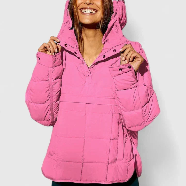Ryleyann Hooded Elegant Coat - Refined and Warm