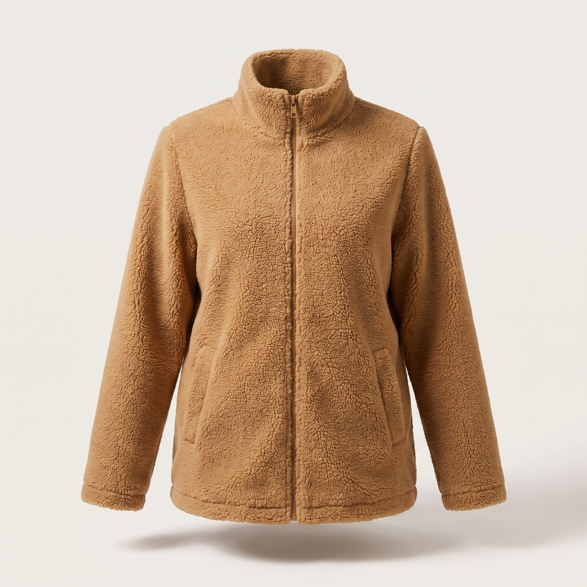 Women’s Lambswool-Look Jacket - Warm and Elegant